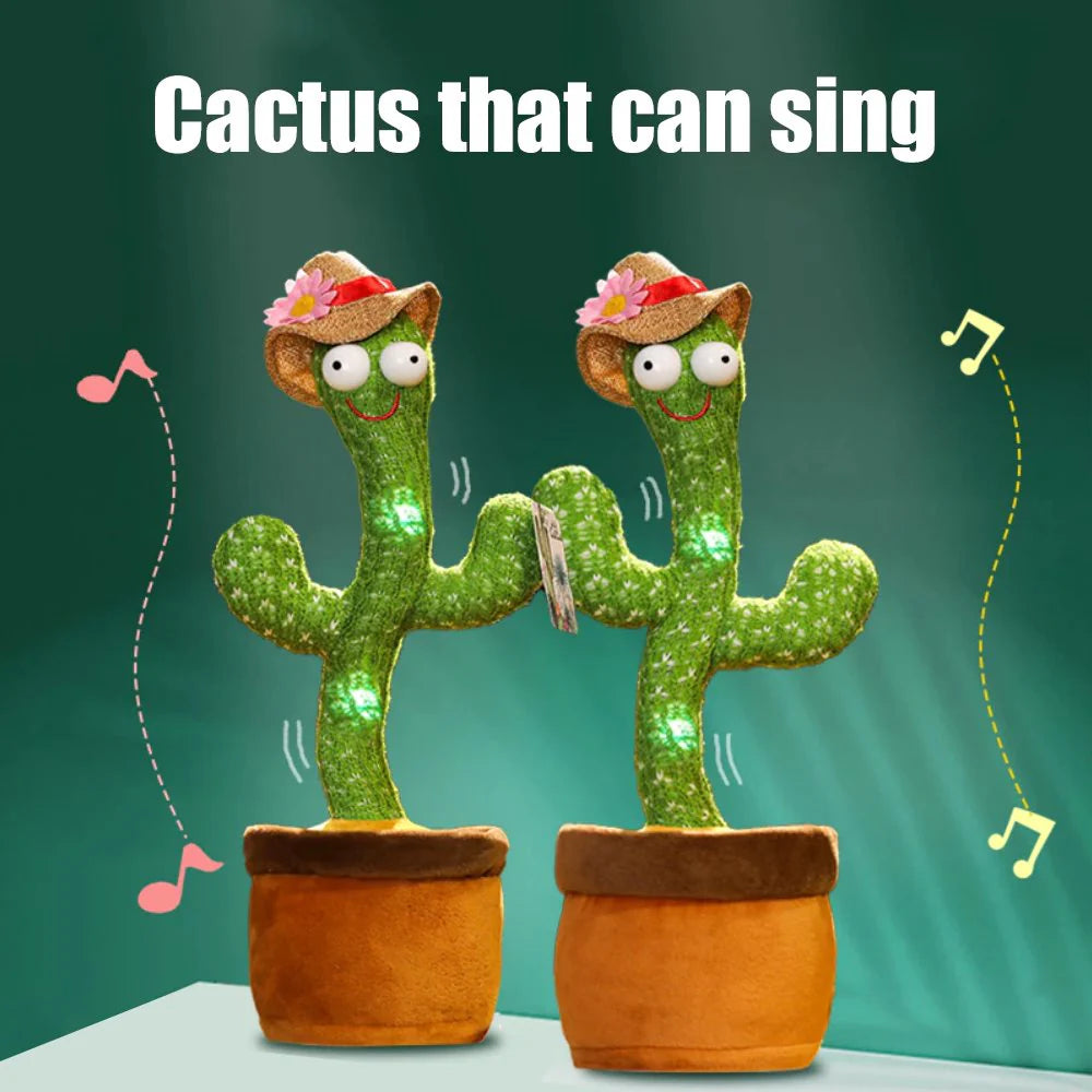 ToyZone™ Cute Dancing and Talking Cactus Toy