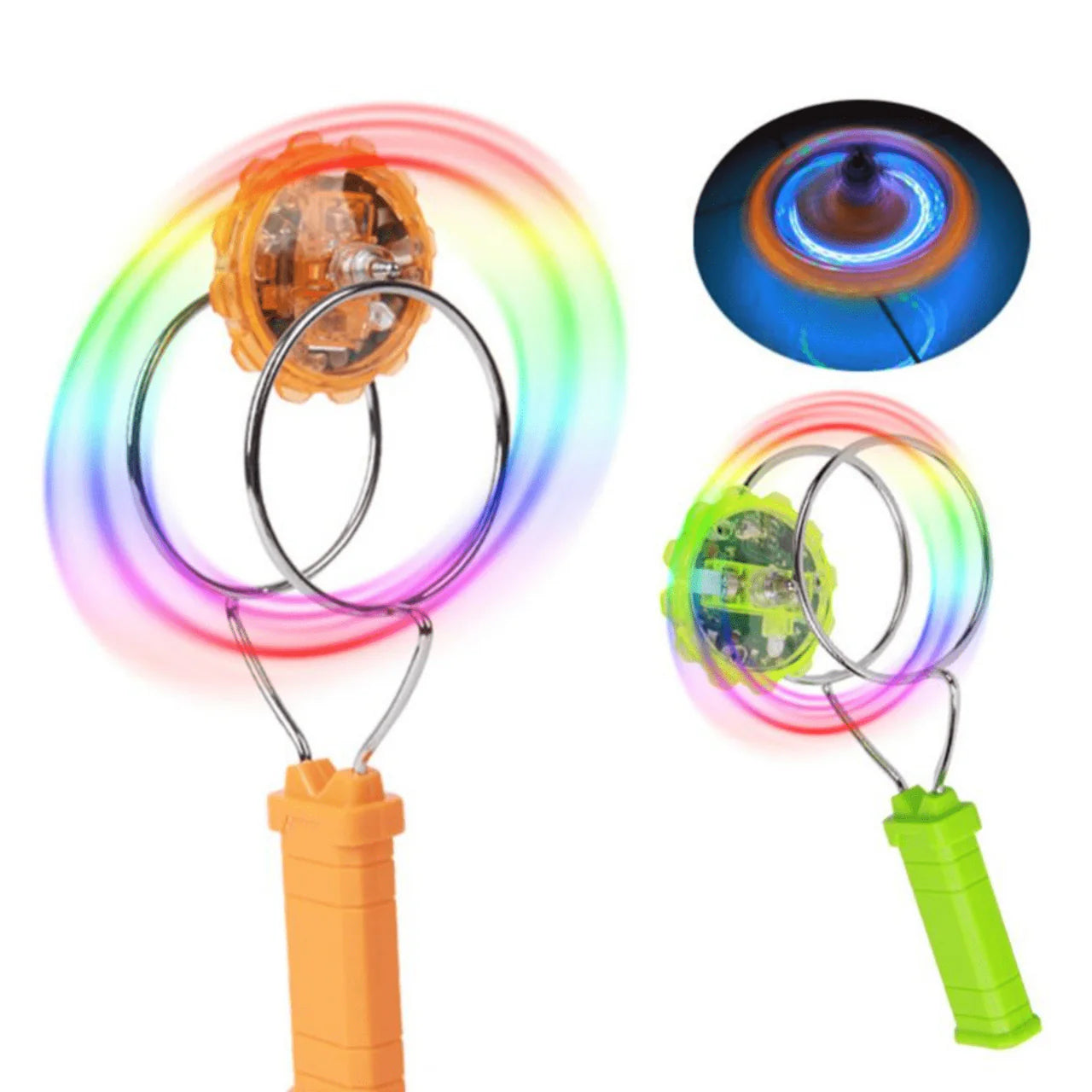 ToyZone™ High Quality Magnetic Gyro Wheel LED Flashing Spinning Top