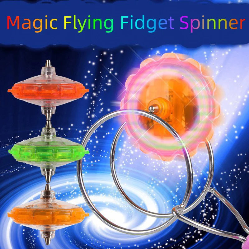 ToyZone™ High Quality Magnetic Gyro Wheel LED Flashing Spinning Top