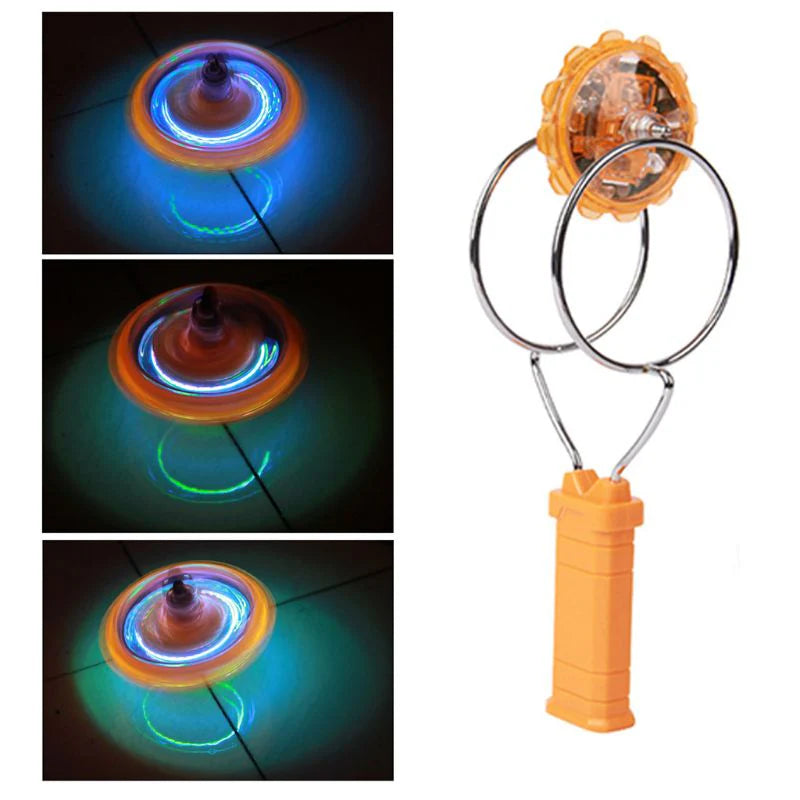 ToyZone™ High Quality Magnetic Gyro Wheel LED Flashing Spinning Top