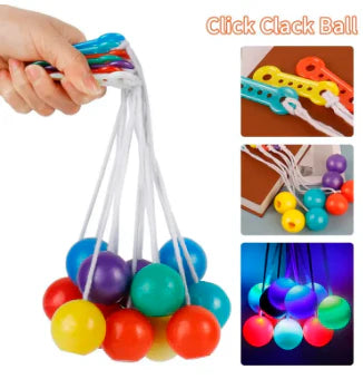 ToyZone™ Click Clack Ball Bump Clackers Ball