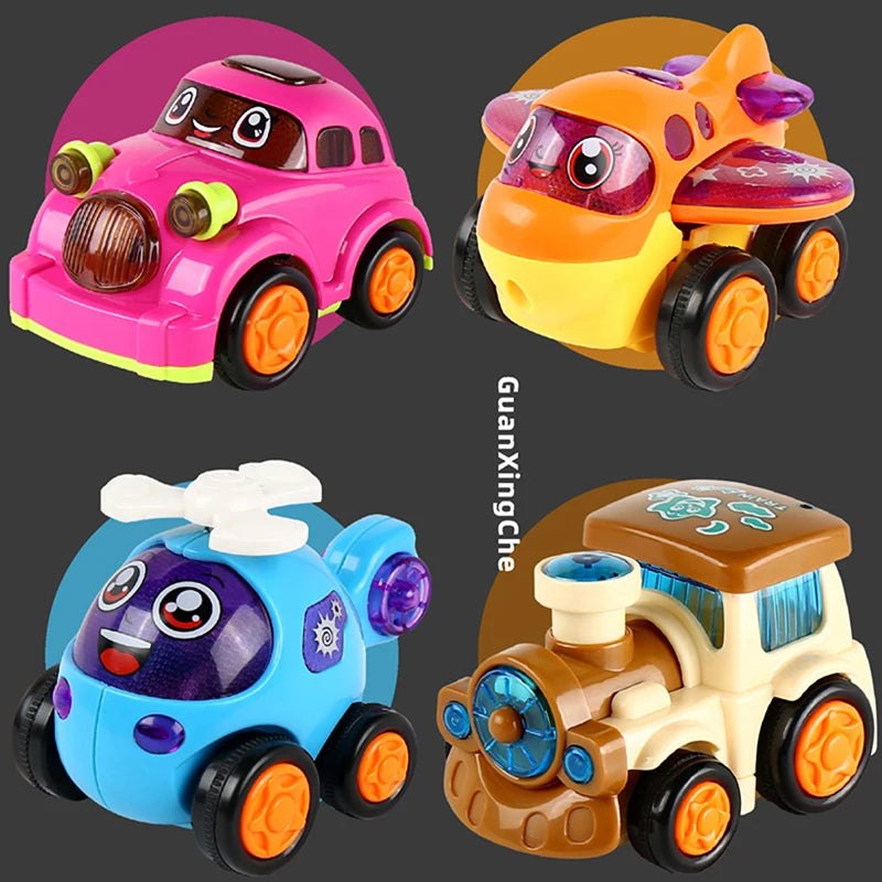 ToyZone™ Cartoon Car Box (12 Pcs)