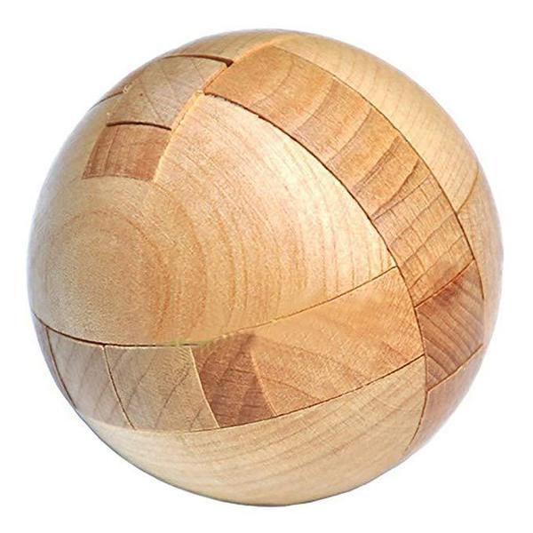 ToyZone™ Wooden Puzzle Magic Ball Brain Teasers Intelligence Game