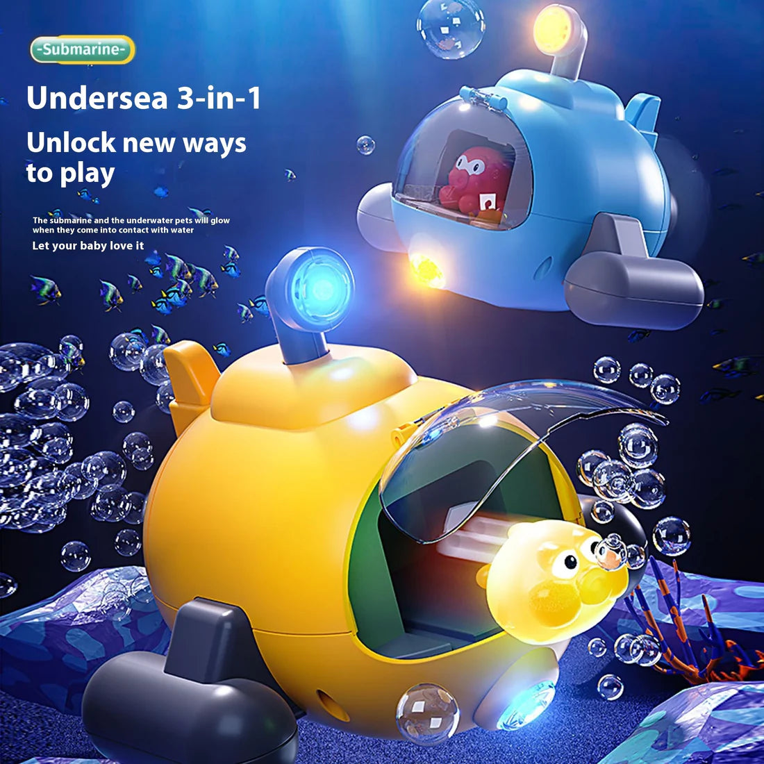 ToyZone™ Catapult Submarine Bath Toys