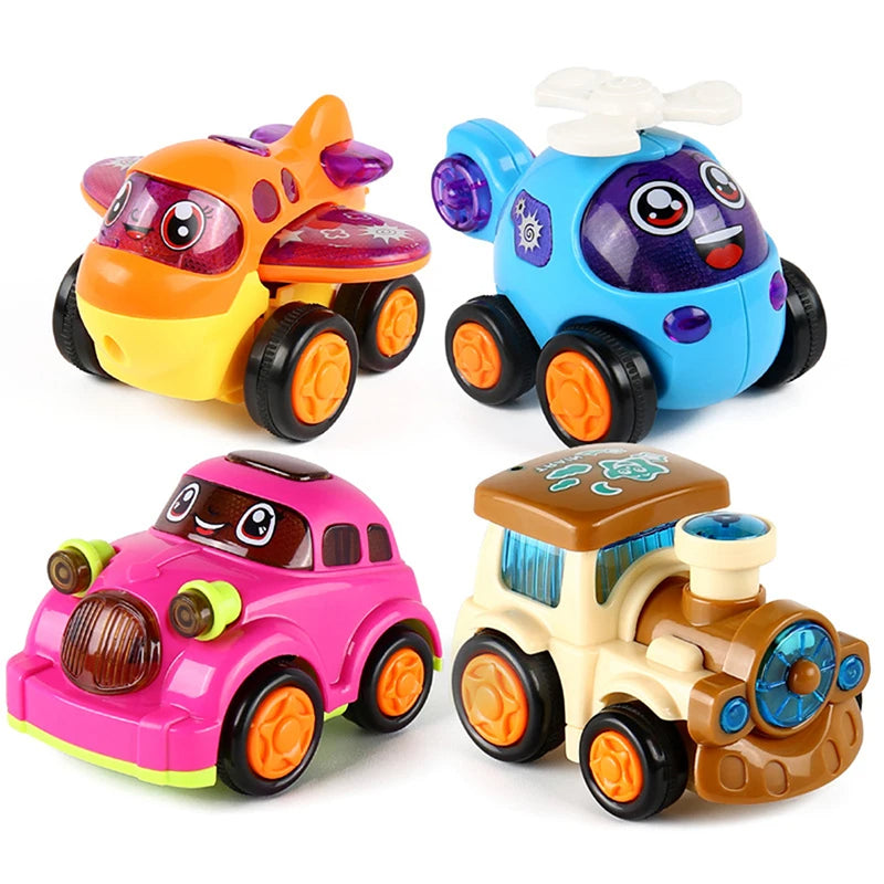 ToyZone™ Cartoon Car Box (12 Pcs)