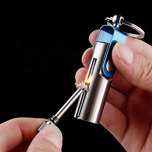 ToyZone™ Outdoor Camping Emergency Waterproof Flint Fire Keychain