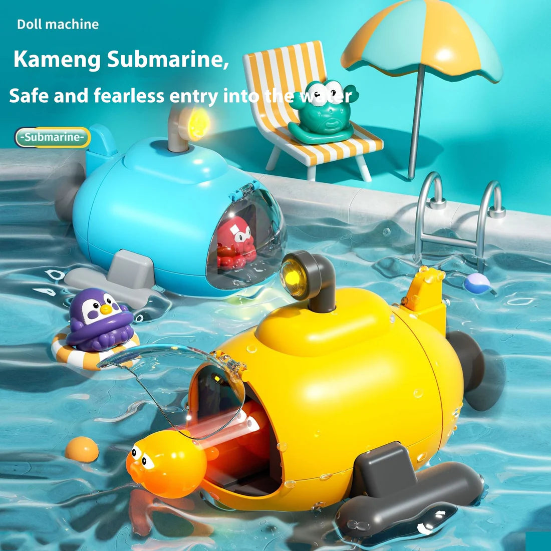 ToyZone™ Catapult Submarine Bath Toys