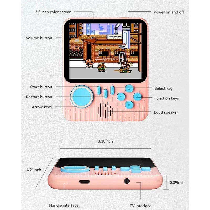 ToyZone™ G7 Mini Retro Portable Handheld Game Console