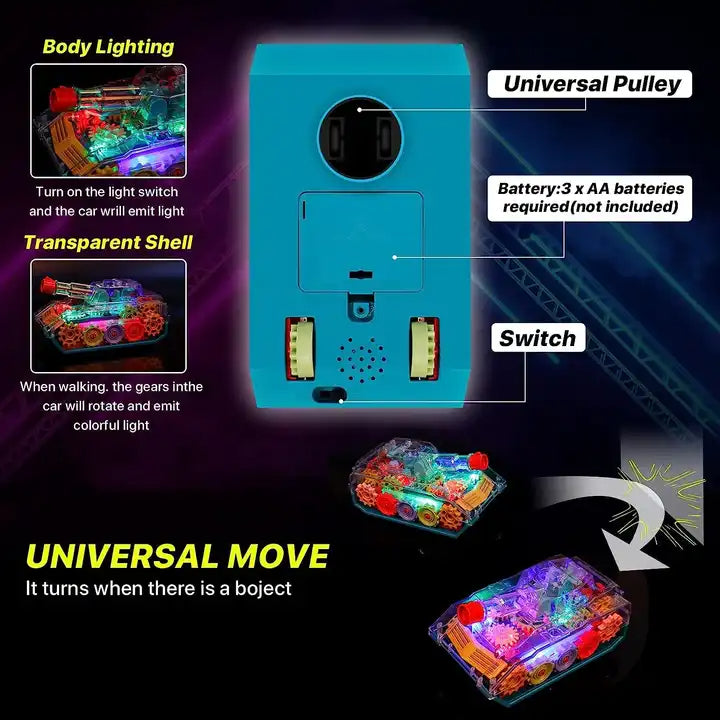 ToyZone™ Gear Tank Toy