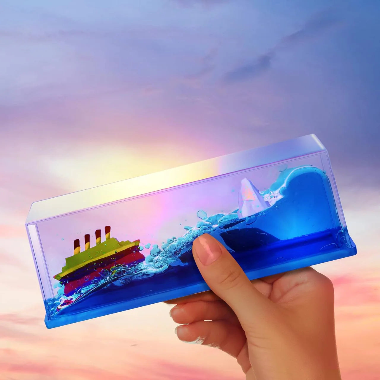 ToyZone™ Titanic Iceberg Cruise Ship Model Decoration