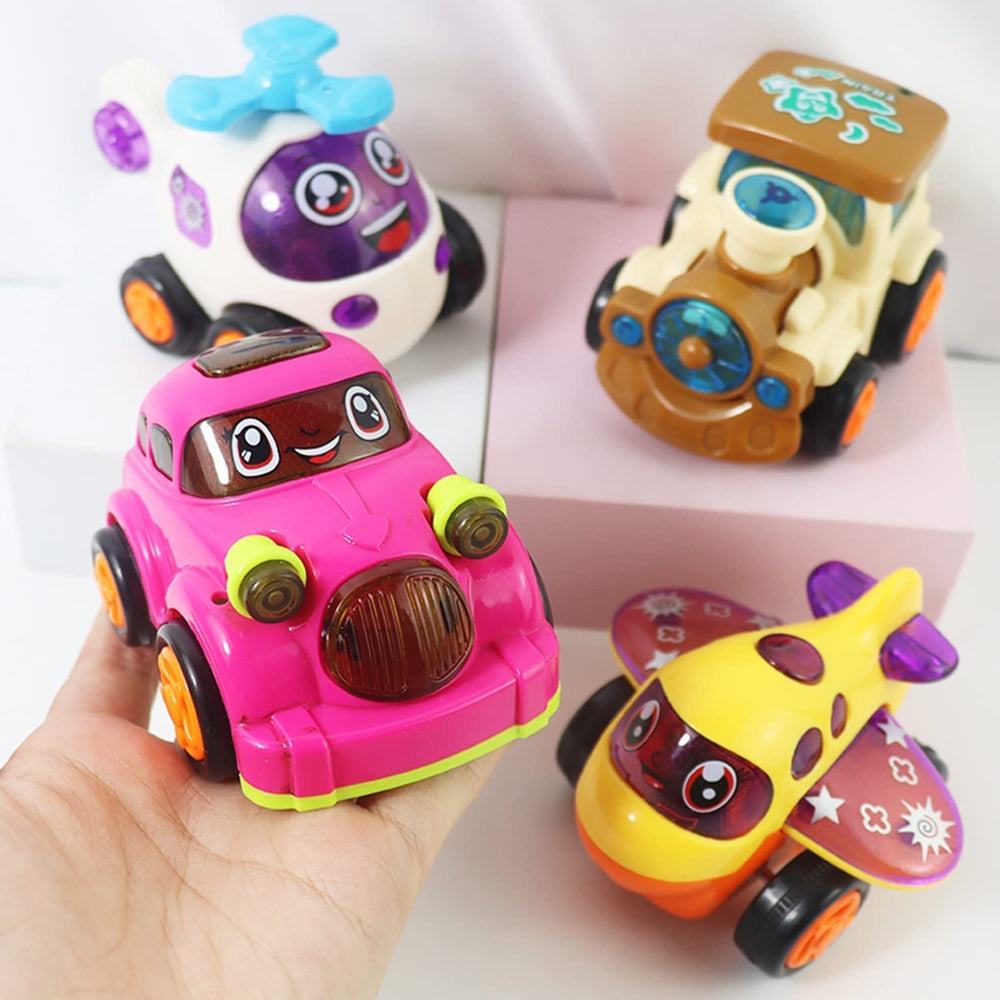 ToyZone™ Cartoon Car Box (12 Pcs)