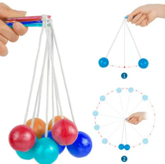 ToyZone™ Click Clack Ball Bump Clackers Ball