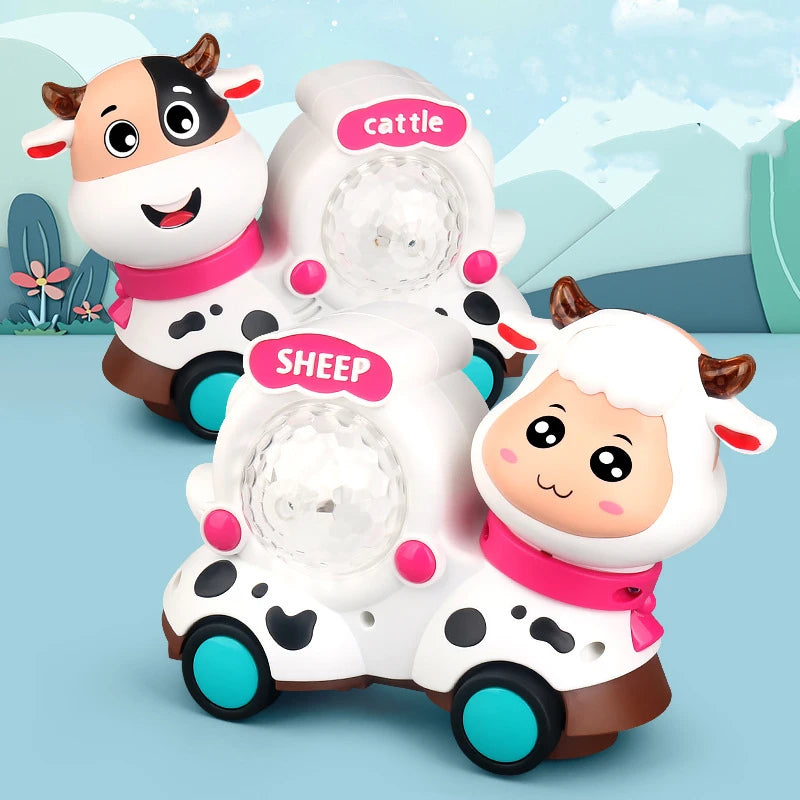 ToyZone™ Two Sided Animal Music Cattle
