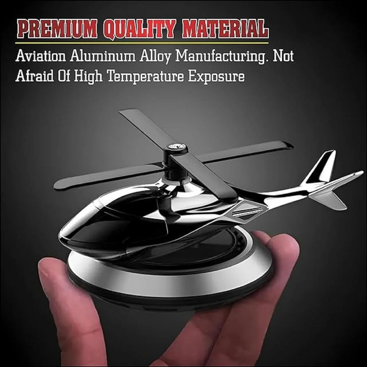 ToyZone™ Helicopter Car Air Freshener Solar Energy