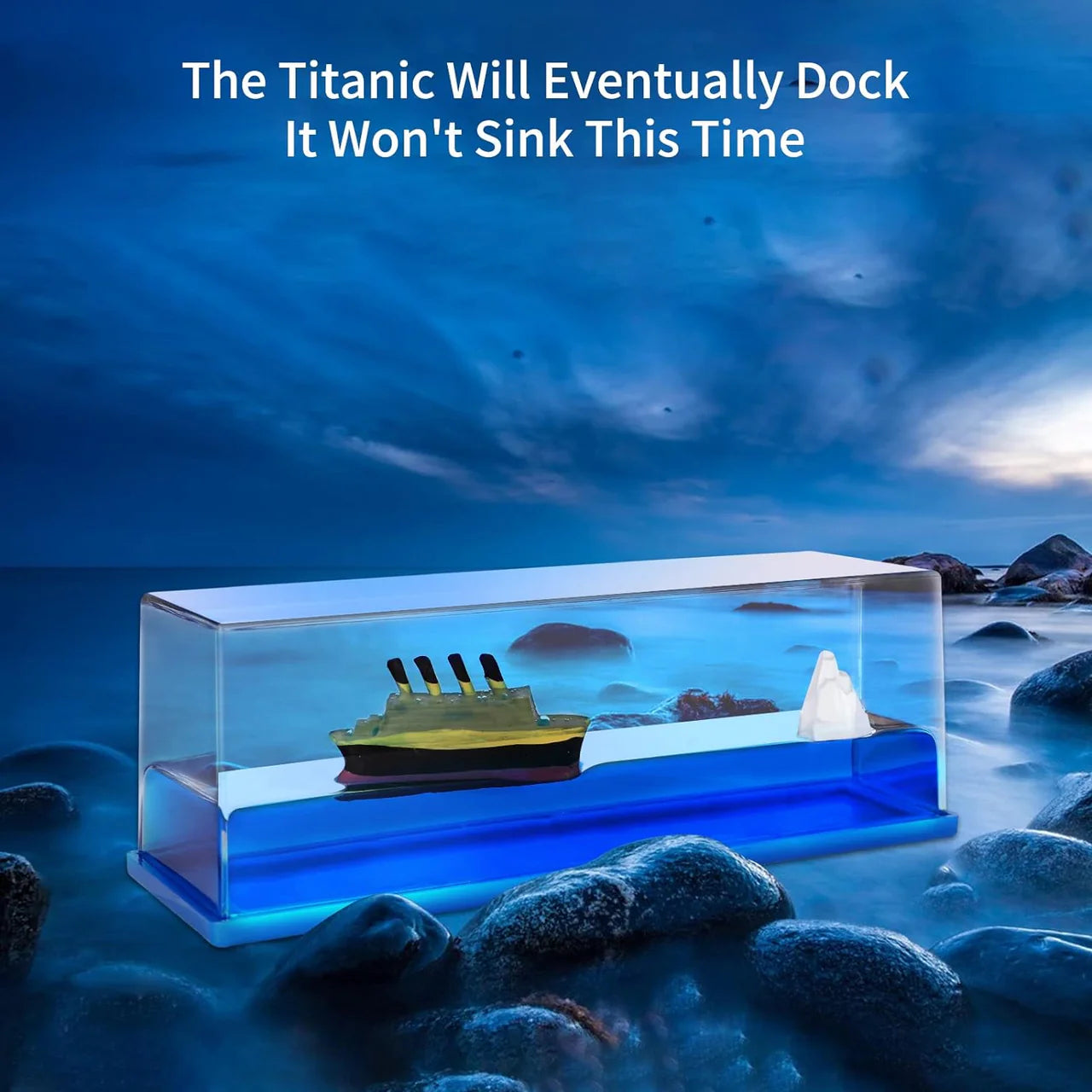 ToyZone™ Titanic Iceberg Cruise Ship Model Decoration