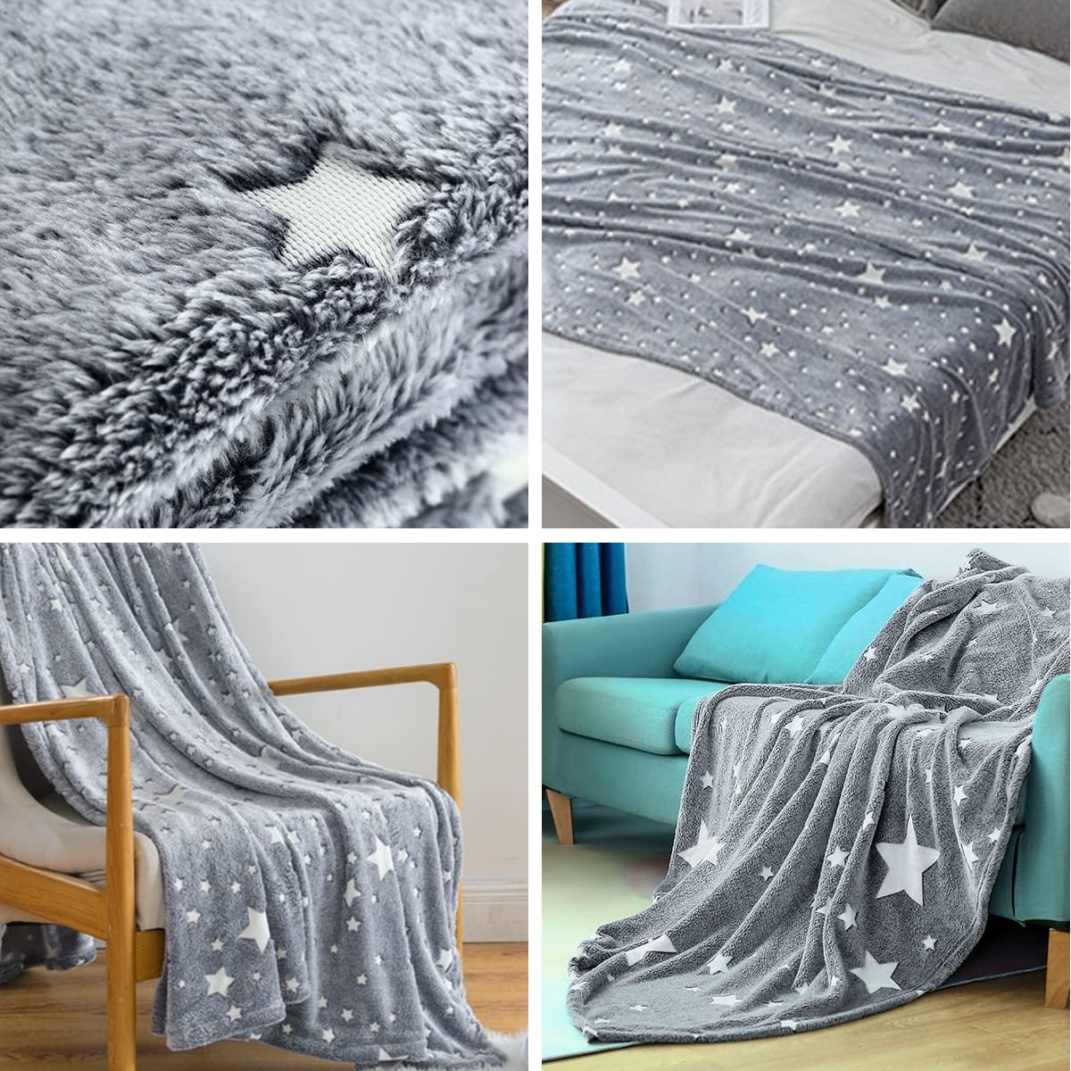 ToyZone™ Magic Glow in the Dark Blanket