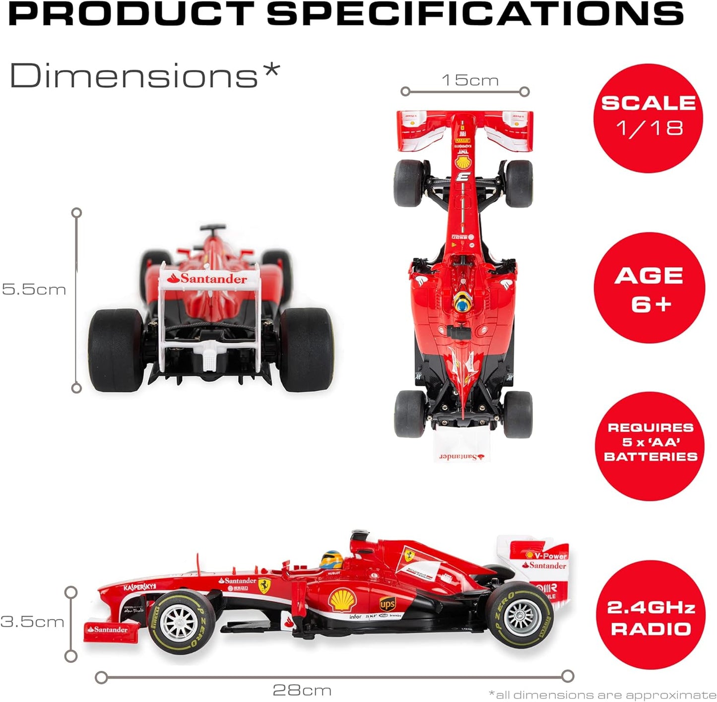 ToyZone™ F1 Electric Rc Car