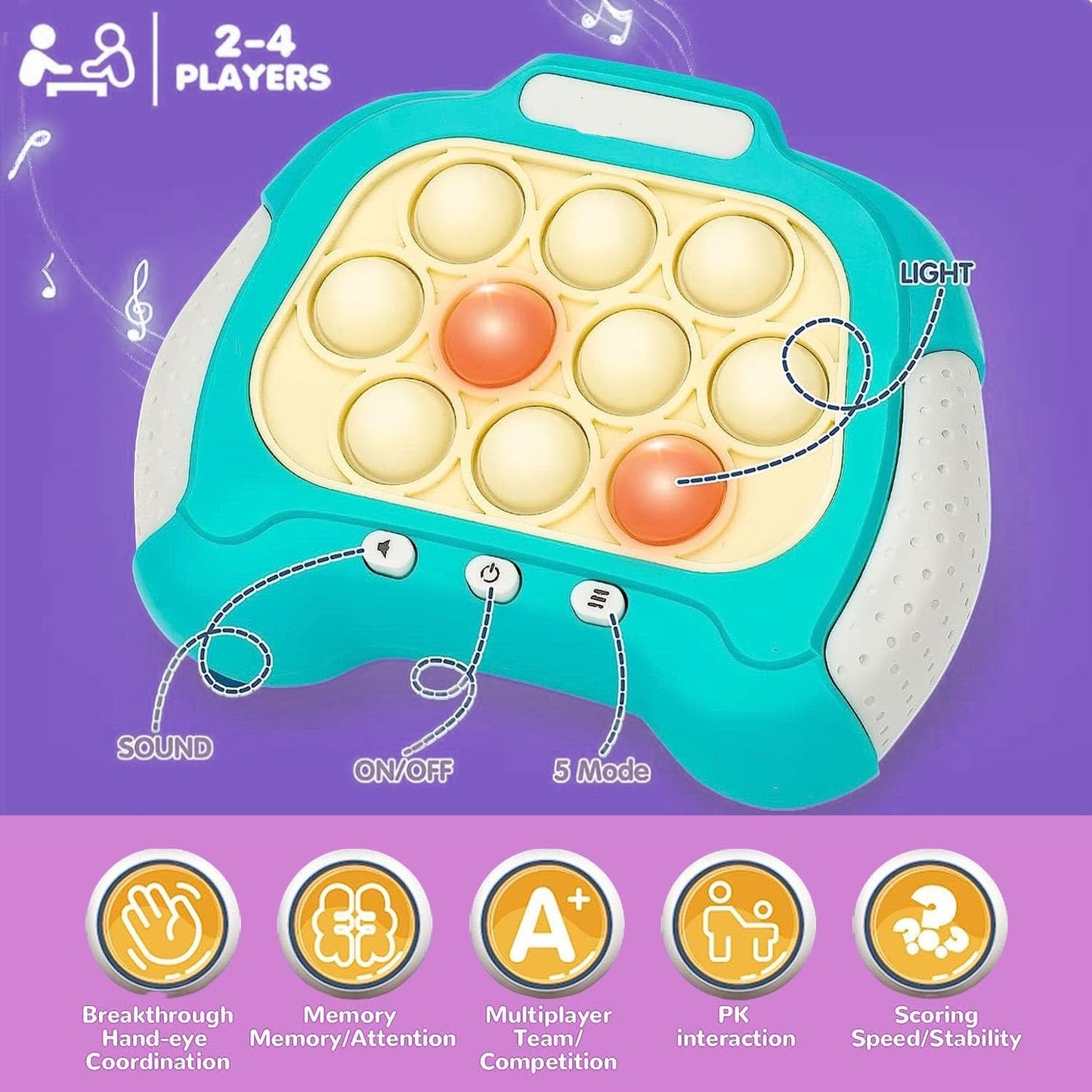 ToyZone™ Quick Push Pop Game
