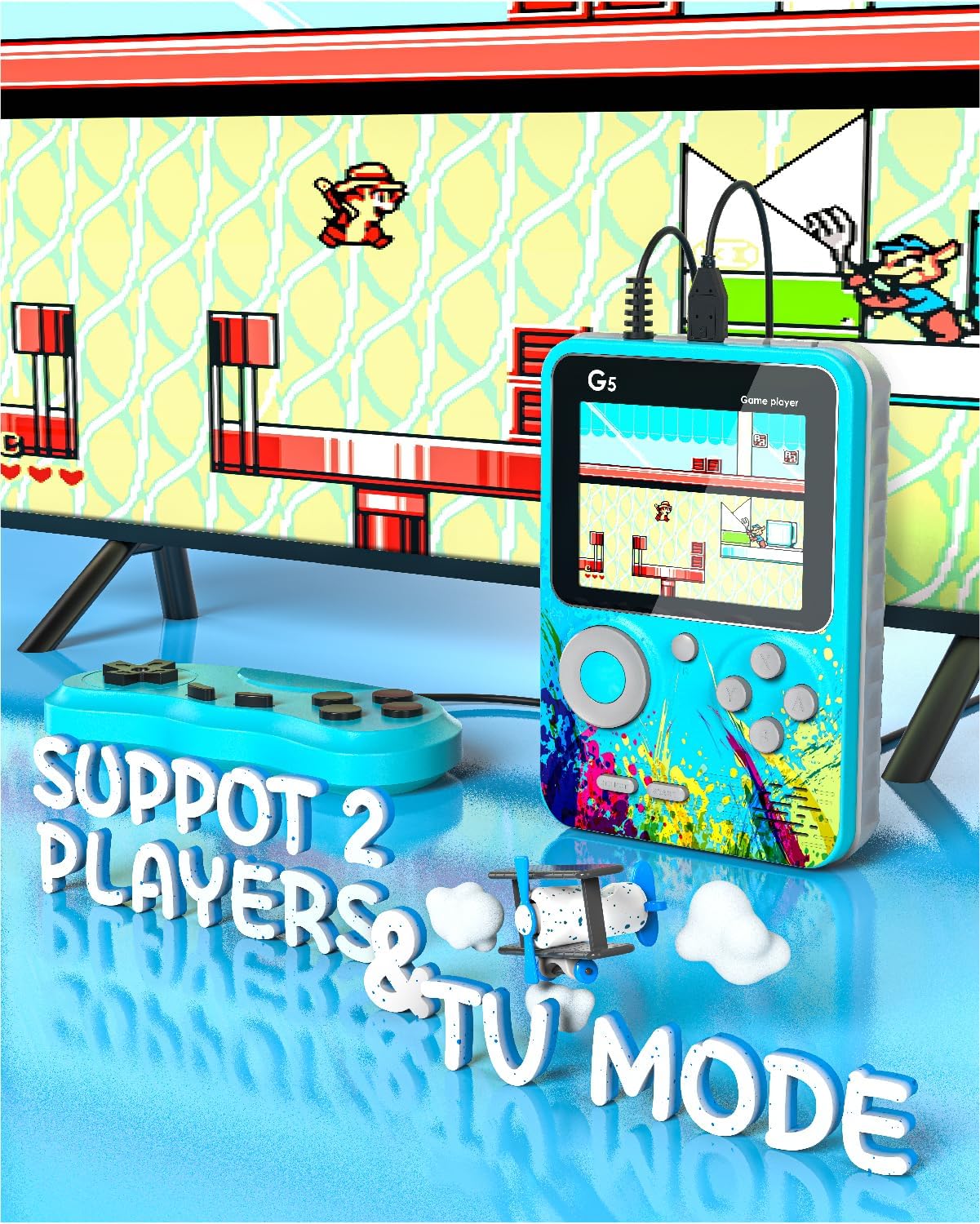 ToyZone™ G5 Game Box with 500 Games