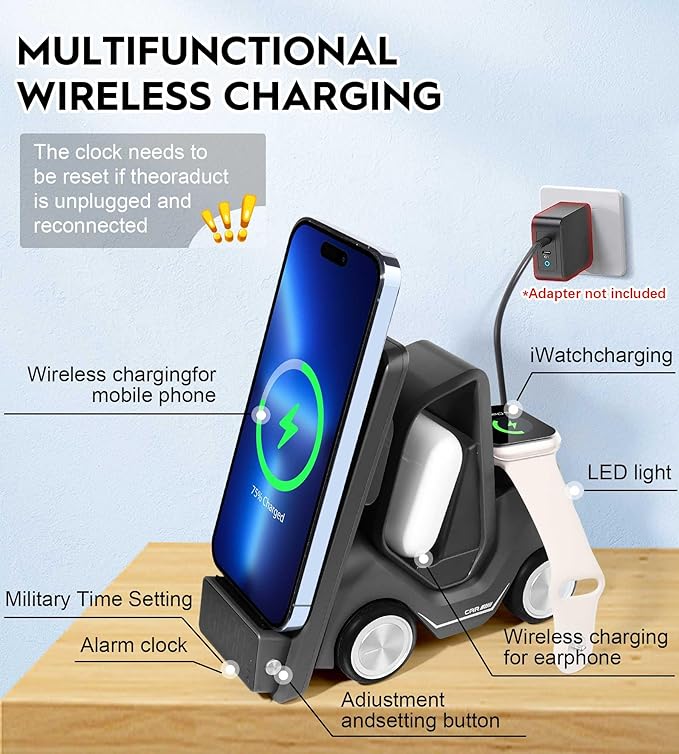 ToyZone™ Forklift Wireless Charger Station