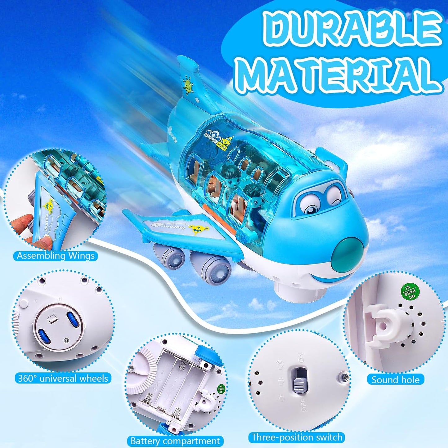 ToyZone™ Rotating Electric Airplane