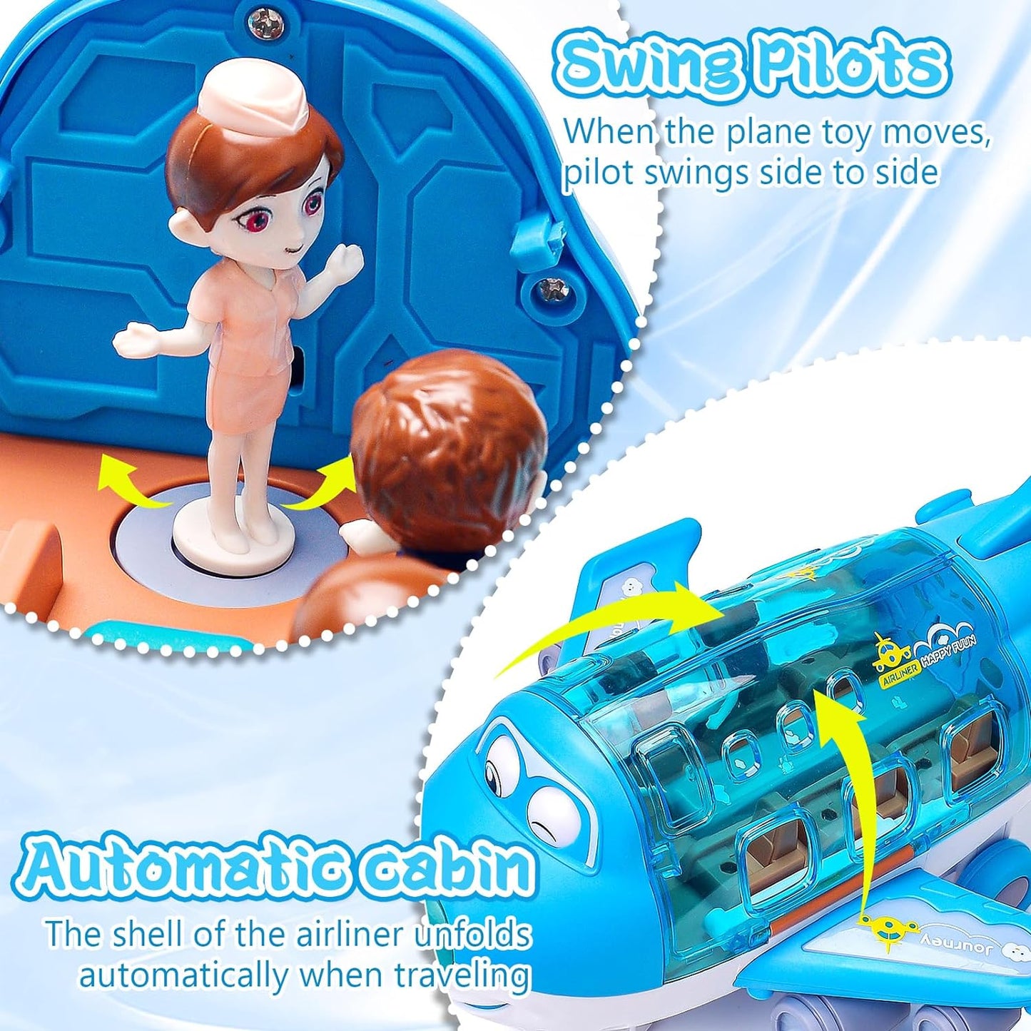 ToyZone™ Rotating Electric Airplane