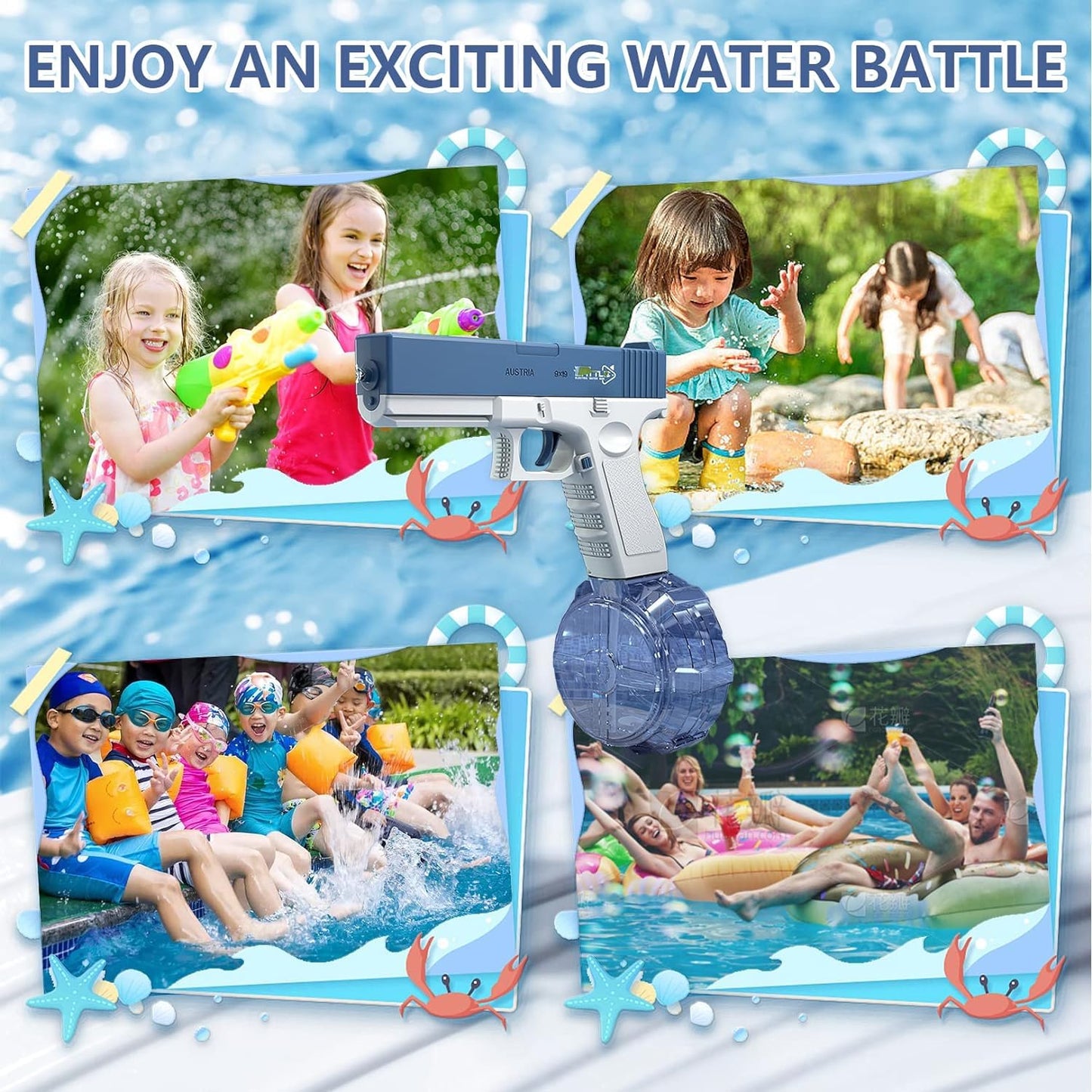 ToyZone™ Glock Electric Water Gun