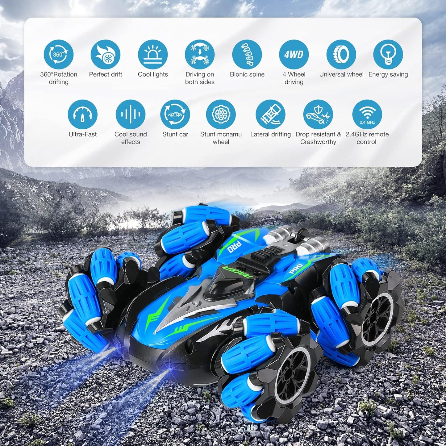 ToyZone™ 360° Racer Stunt Car