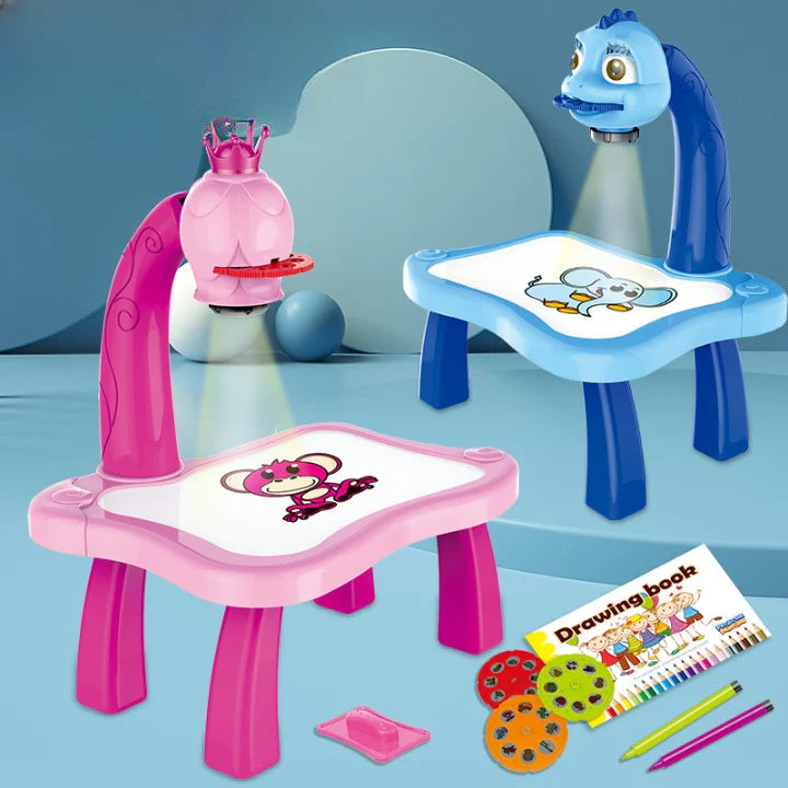 ToyZone™ LED Projector Art Painting Table for Kids
