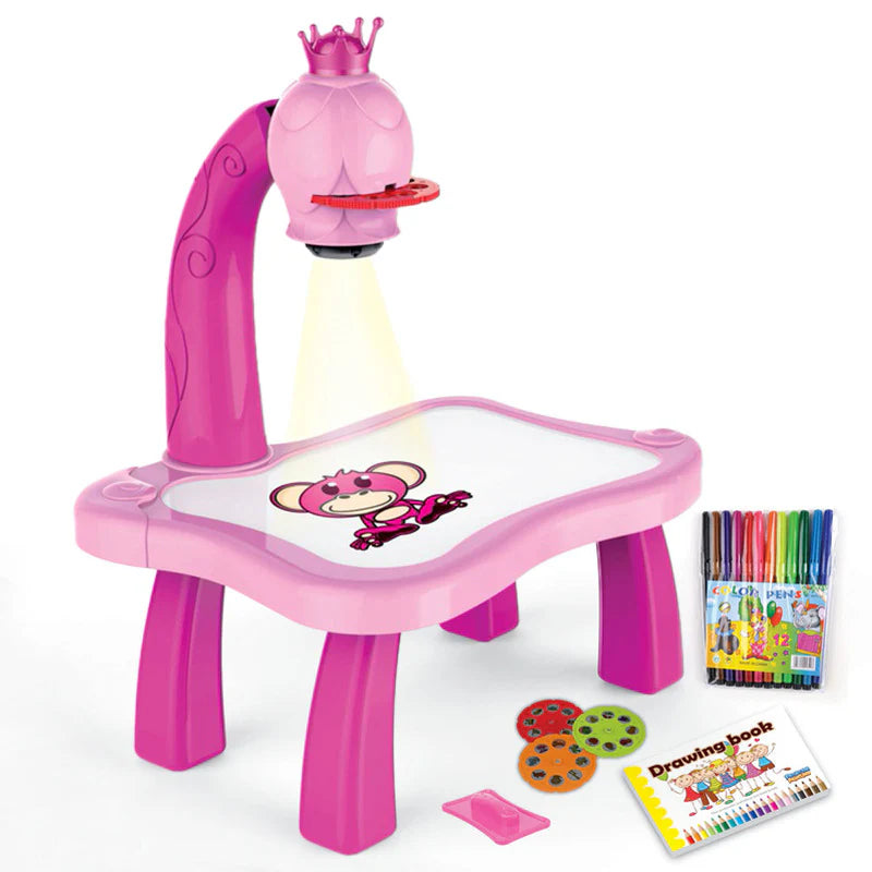 ToyZone™ LED Projector Art Painting Table for Kids