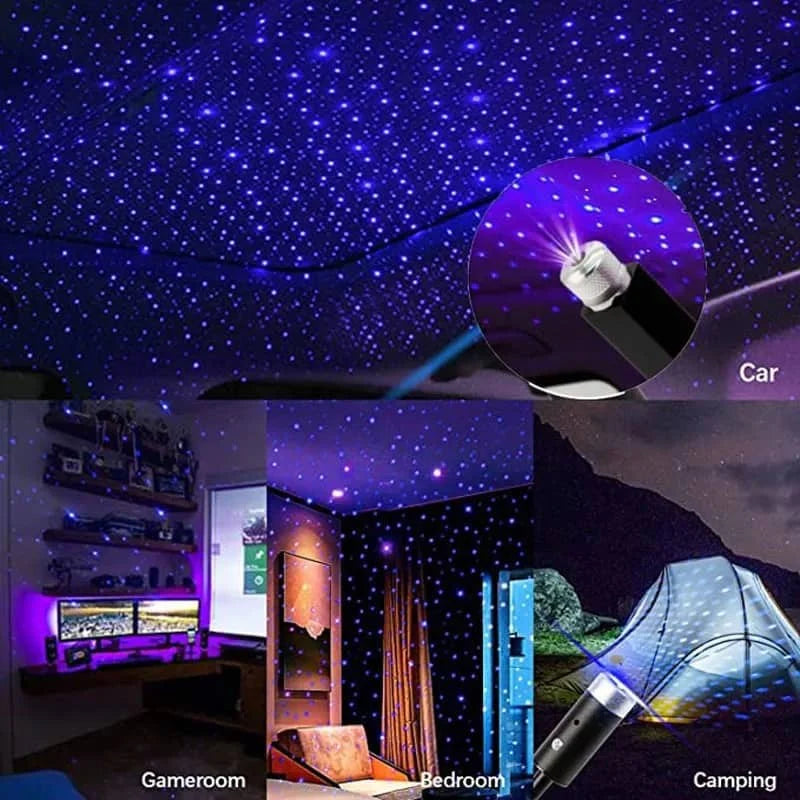 ToyZone™ Car Roof Mini Star Night Light ( Single Color )