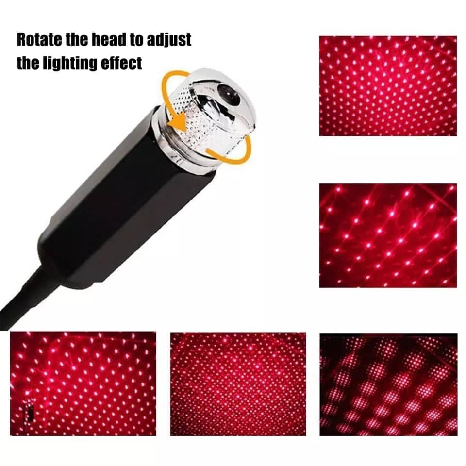 ToyZone™ Car Roof Mini Star Night Light ( Single Color )
