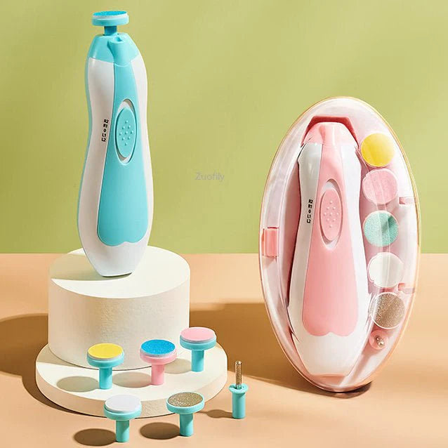 ToyZone™ Baby 6 in1 Electric Adult Baby Nail Clipper Manicure & Pedicure Newborn