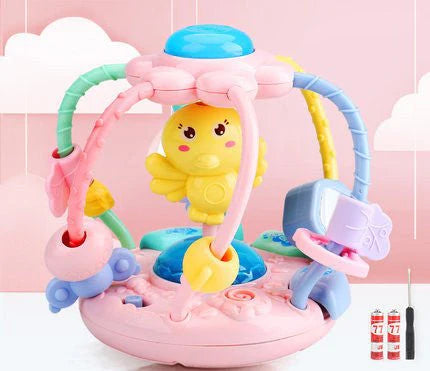 ToyZone™ Baby Rattle Toy Teether Baby Grip Training Glowing Toy
