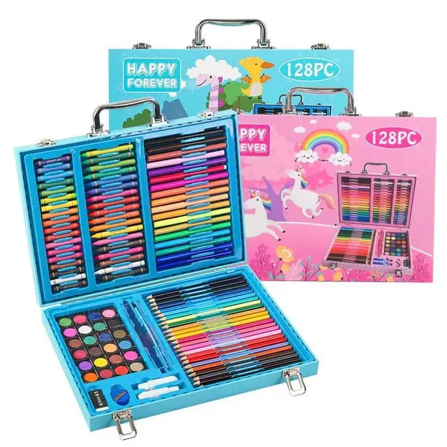 ToyZone™ Drawing And Coloring Kit (128pc)