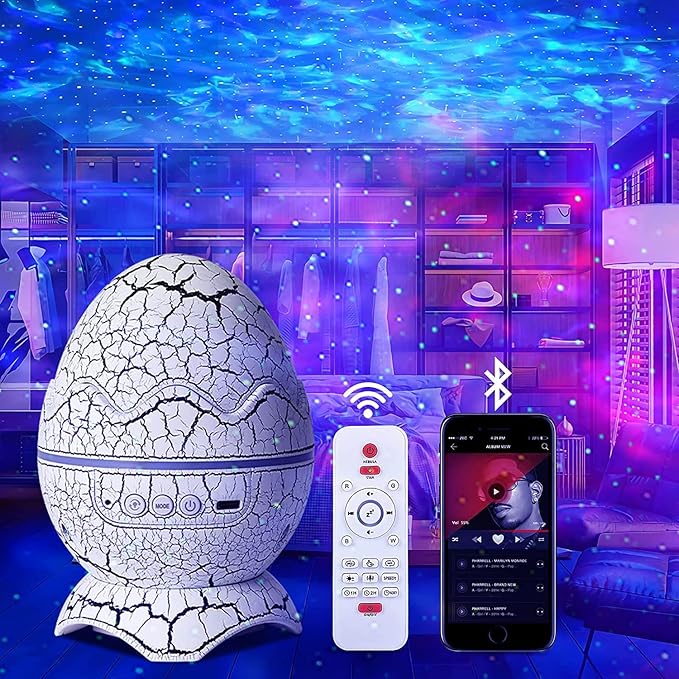ToyZone™ Egg Shell Starry Projector