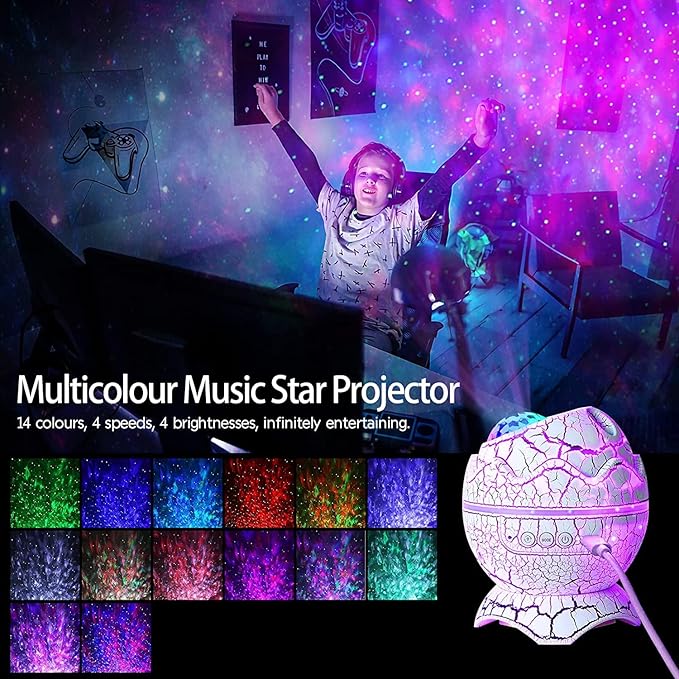 ToyZone™ Egg Shell Starry Projector