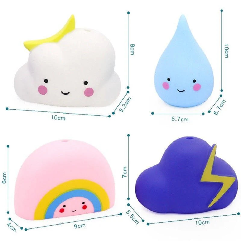 ToyZone™ Soft Glue Bath Toys For Children And Babies