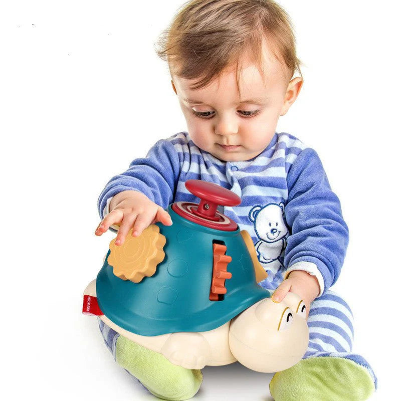 ToyZone™ Turtle Finger Exploration Toy Baby Early Education Toy