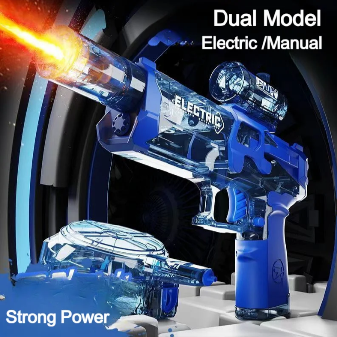 ToyZone™ Long Range Automatic Electric Water Gun With Light Effect