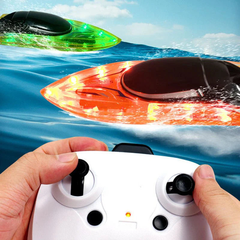 ToyZone™ 24g Electric Water Remote-control Ship Waterproof Automatic Reset Kids Toys