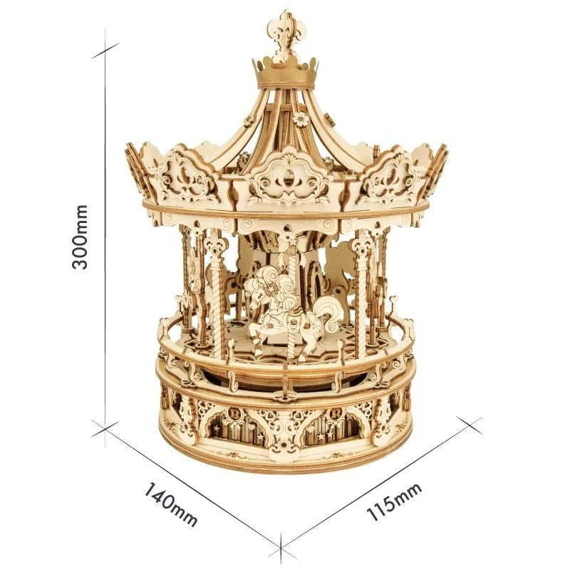 ToyZone™ 3D Wooden Puzzle Game Assembly Model Construction Kit
