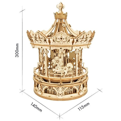 ToyZone™ 3D Wooden Puzzle Game Assembly Model Construction Kit