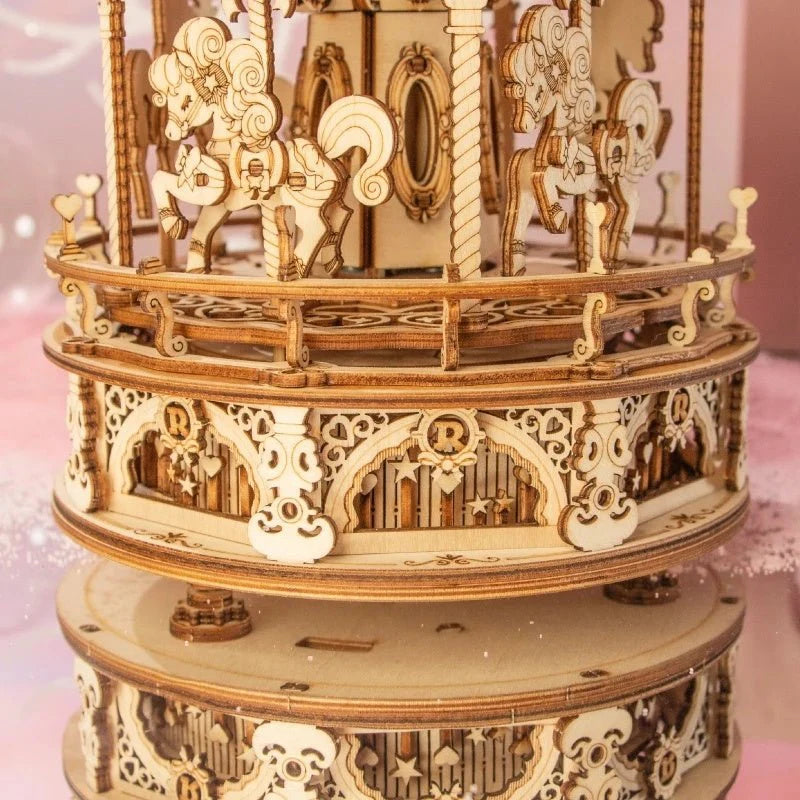 ToyZone™ 3D Wooden Puzzle Game Assembly Model Construction Kit