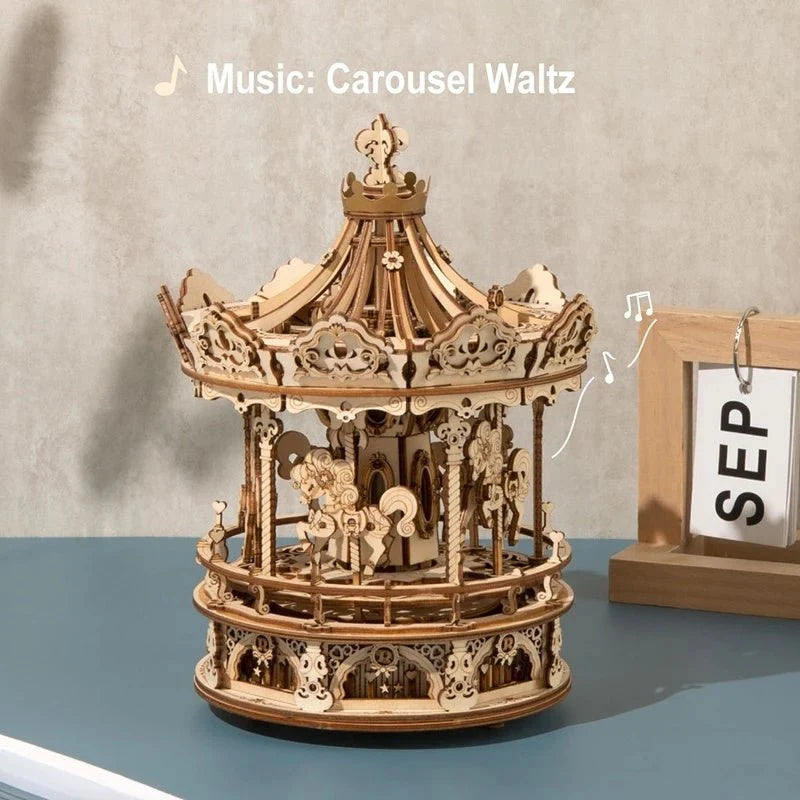 ToyZone™ 3D Wooden Puzzle Game Assembly Model Construction Kit