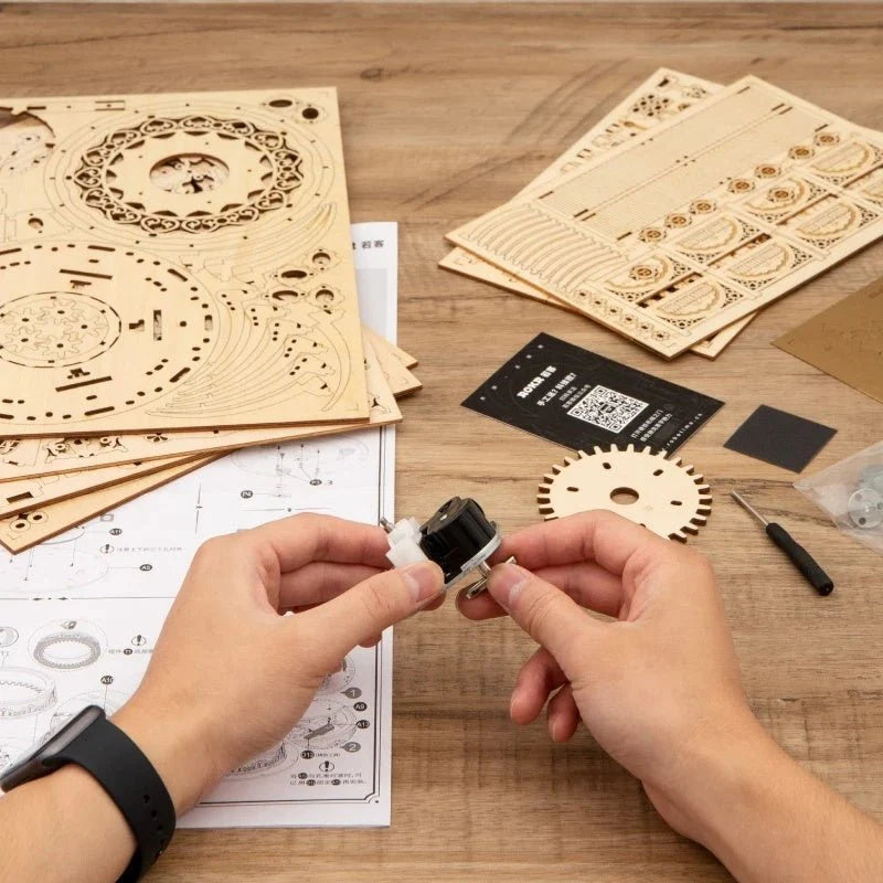 ToyZone™ 3D Wooden Puzzle Game Assembly Model Construction Kit