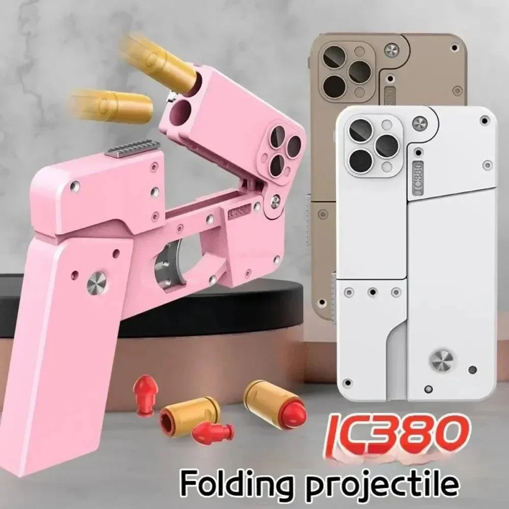 ToyZone™ Shell Ejecting Folding Phone Bullet Toy