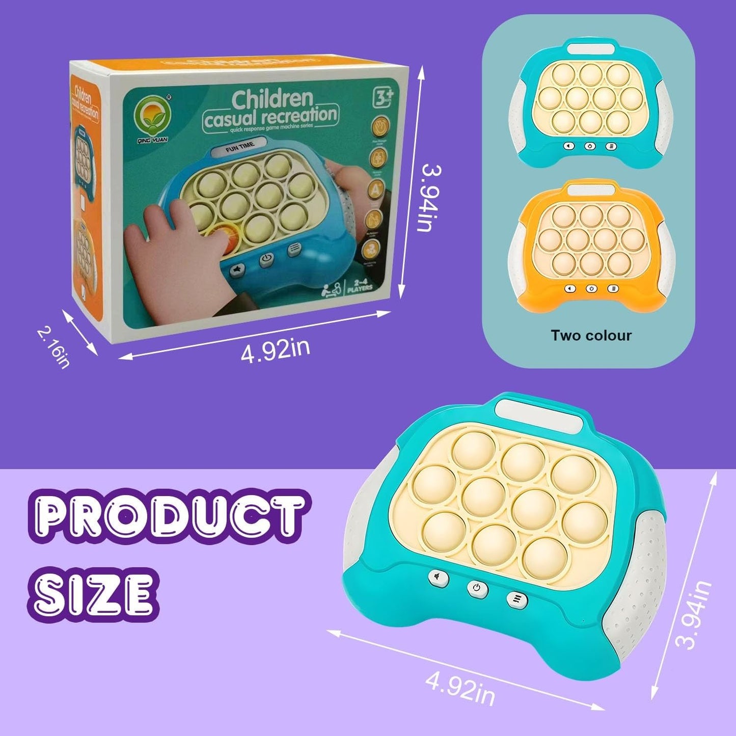 ToyZone™ Quick Push Pop Game