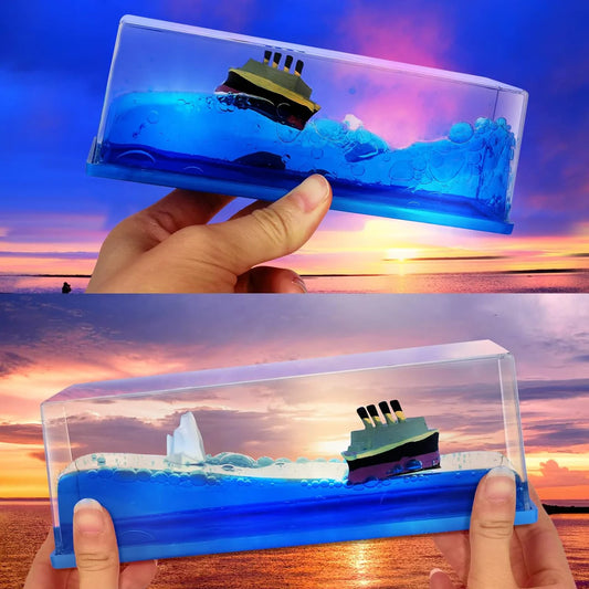 ToyZone™ Titanic Iceberg Cruise Ship Model Decoration