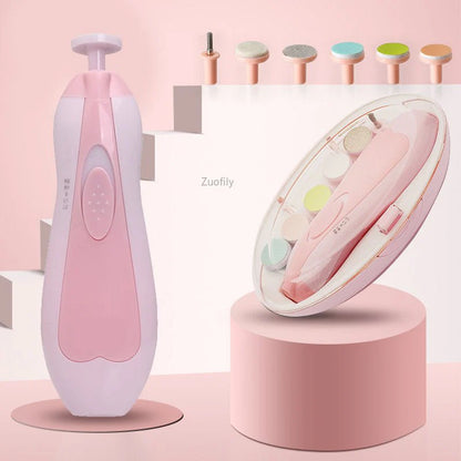 ToyZone™ Baby 6 in1 Electric Adult Baby Nail Clipper Manicure & Pedicure Newborn